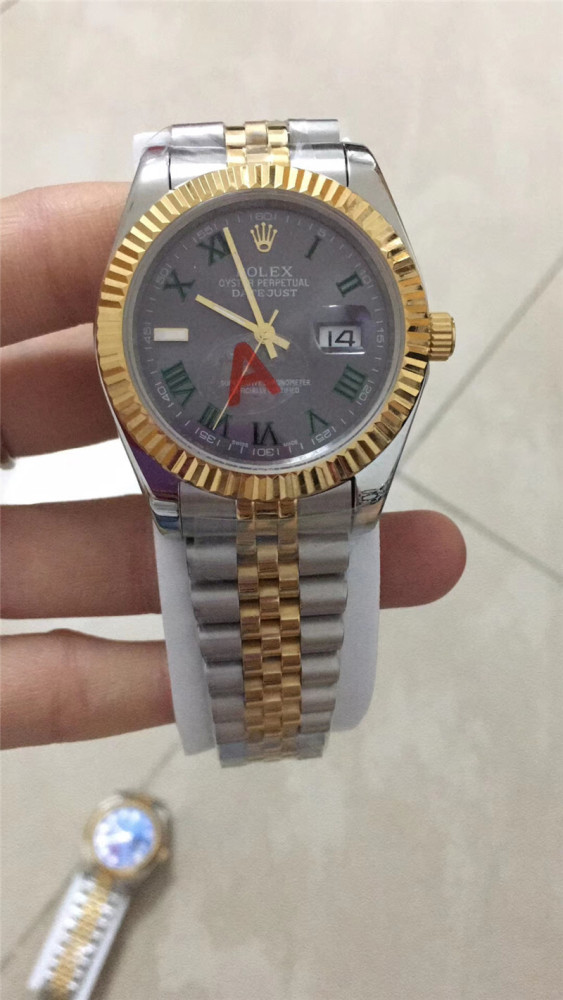 Men's Automatic Mechanical Watch 904L Stainless Steel Sapphire Glass 40mm-RLX39