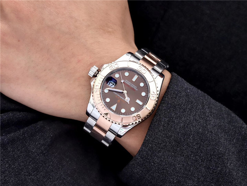 Men's Automatic Mechanical Watch 904L Stainless Steel Sapphire Glass 40mm-RLX37