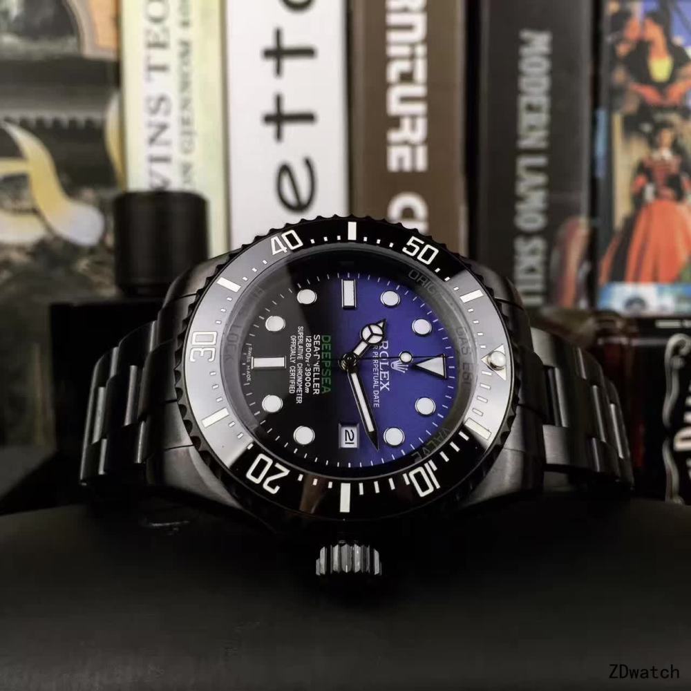 Men's Automatic Mechanical Watch 904L Stainless Steel Sapphire Glass 44mm-RLX6