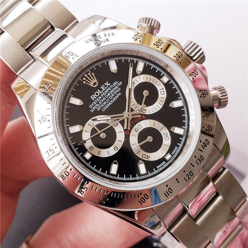 Men's Automatic Mechanical Watch 904L Stainless Steel Sapphire Glass 40mm-RLX23