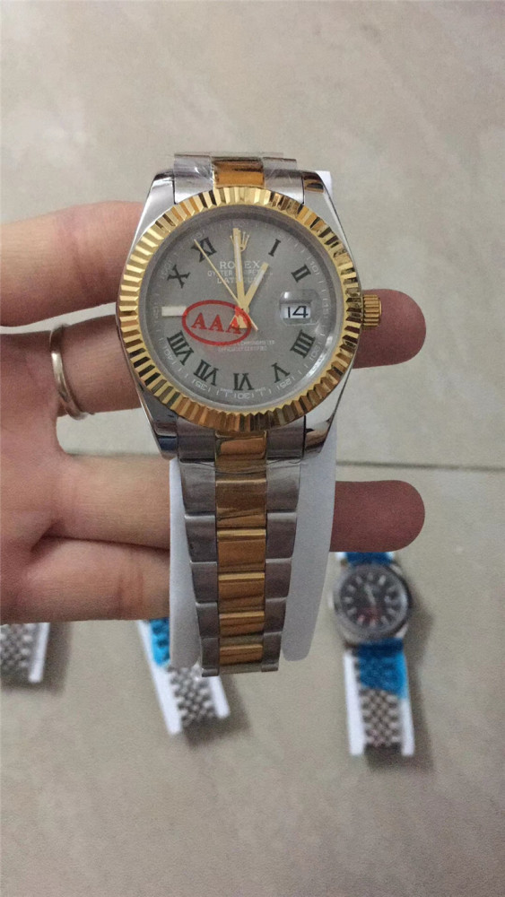 Men's Automatic Mechanical Watch 904L Stainless Steel Sapphire Glass 40mm-RLX39