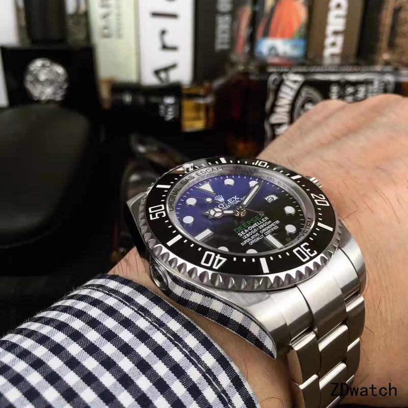 Men's Automatic Mechanical Watch 904L Stainless Steel Sapphire Glass 44mm-RLX1