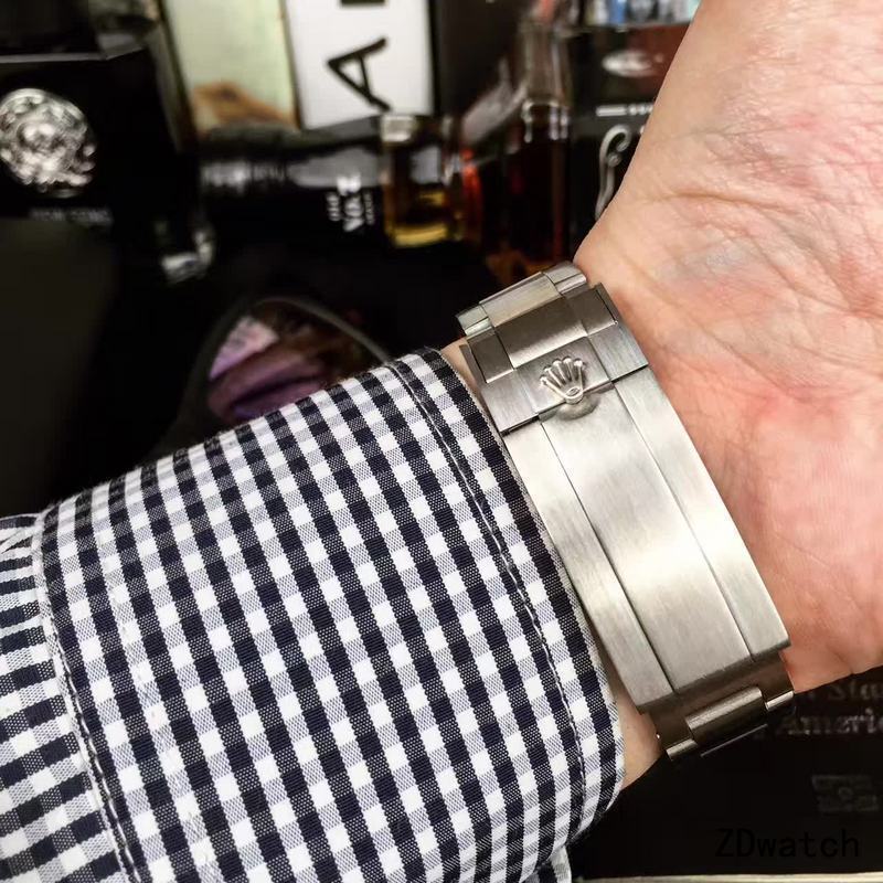 Men's Automatic Mechanical Watch 904L Stainless Steel Sapphire Glass 44mm-RLX1