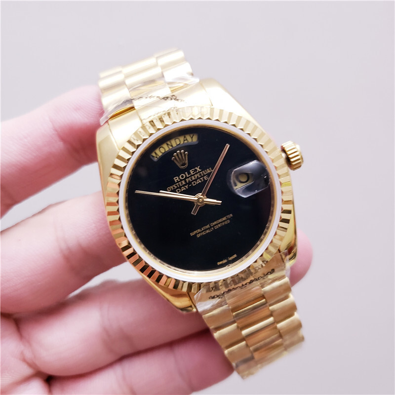 Men's Automatic Mechanical Watch 904L Stainless Steel Sapphire Glass 36mm-RLX9