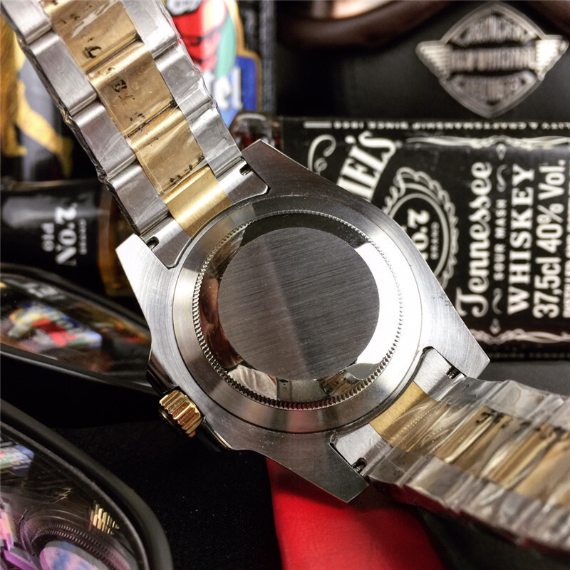 Men's Automatic Mechanical Watch 904L Stainless Steel Sapphire Glass 40mm-RLX31-GMT