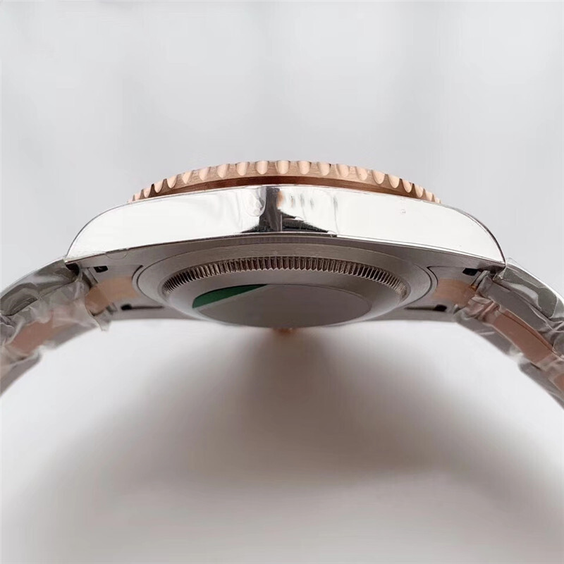 Men's Automatic Mechanical Watch 904L Stainless Steel Sapphire Glass 40mm-RLX33-GMT
