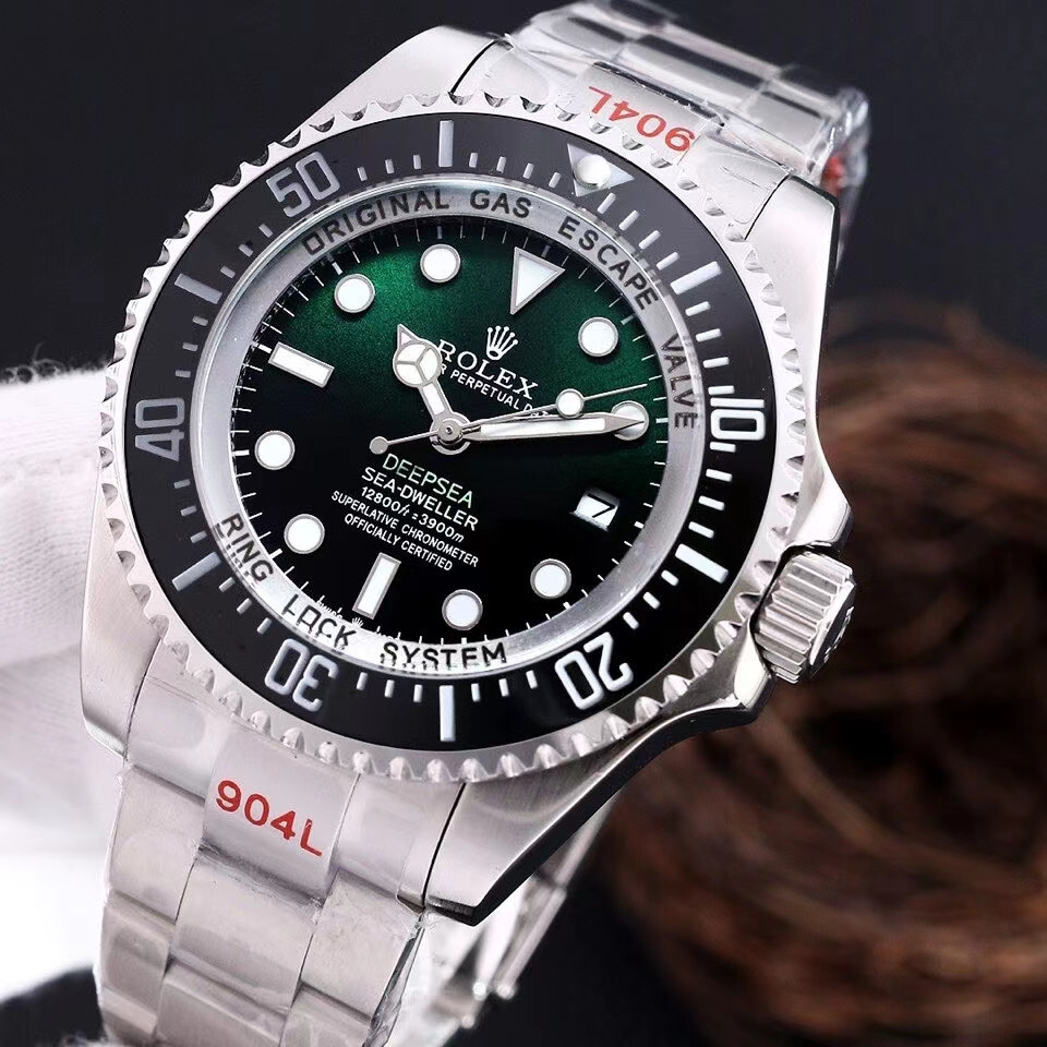 Men's Automatic Mechanical Watch 904L Stainless Steel Sapphire Glass 44mm-RLX210