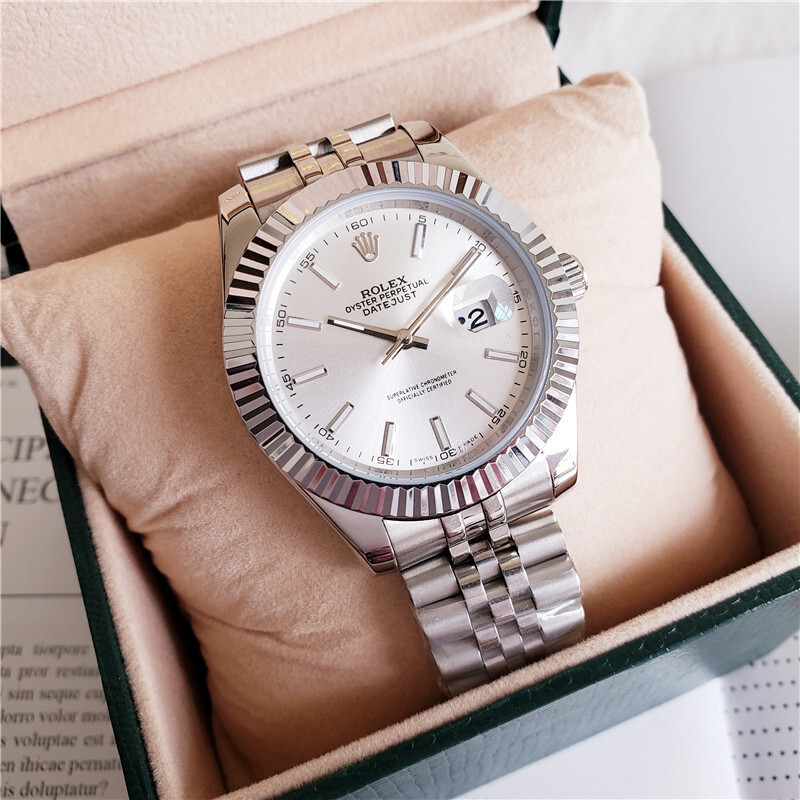 Men's Automatic Mechanical Watch 904L Stainless Steel Sapphire Glass 40mm-RLX8