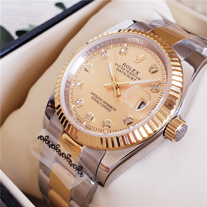 Men's Automatic Mechanical Watch 904L Stainless Steel Sapphire Glass 40mm-RLX12