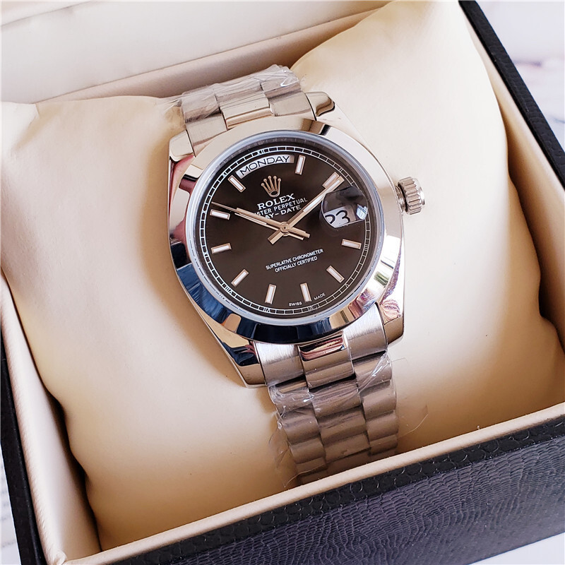 Men's Automatic Mechanical Watch 904L Stainless Steel Sapphire Glass 36mm-41mm-RLX18