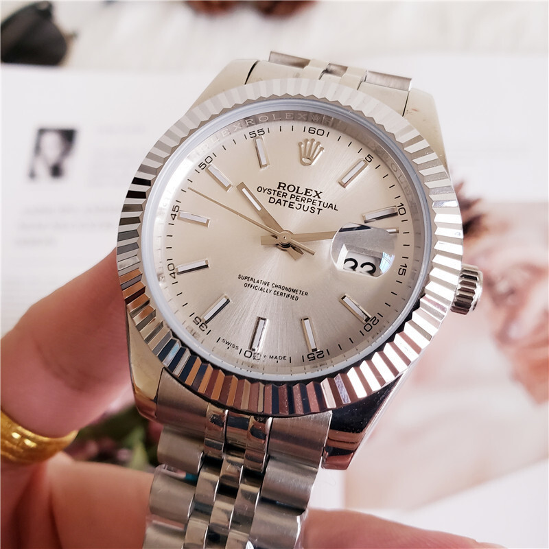 Men's Automatic Mechanical Watch 904L Stainless Steel Sapphire Glass 40mm-RLX8