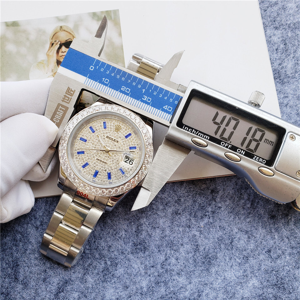 Men's Automatic Mechanical Watch 904L Stainless Steel Sapphire Glass 44mm-RLX288