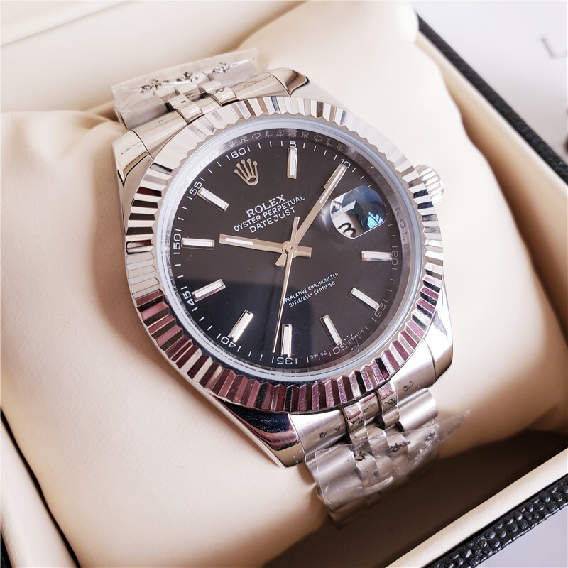 Men's Automatic Mechanical Watch 904L Stainless Steel Sapphire Glass 40mm-RLX8