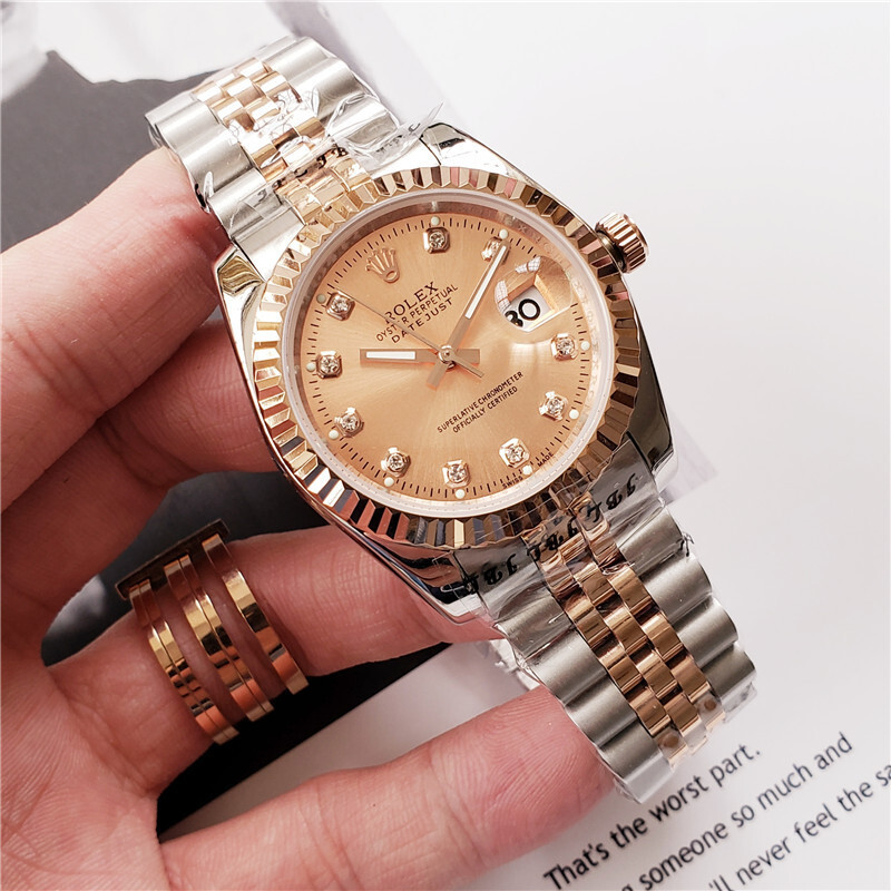 Women's Automatic Mechanical Watch 904L Stainless Steel Sapphire Glass 36mm-RLX25