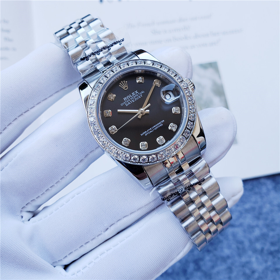 Women's Automatic Mechanical Watch 904L Stainless Steel Sapphire Glass 31mm-RLX223