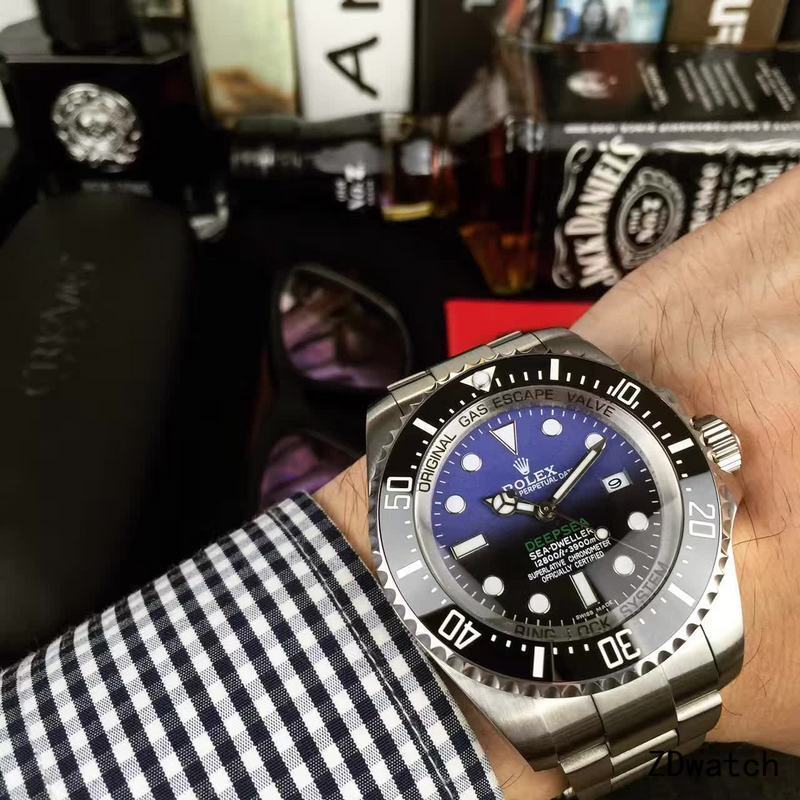 Men's Automatic Mechanical Watch 904L Stainless Steel Sapphire Glass 44mm-RLX1