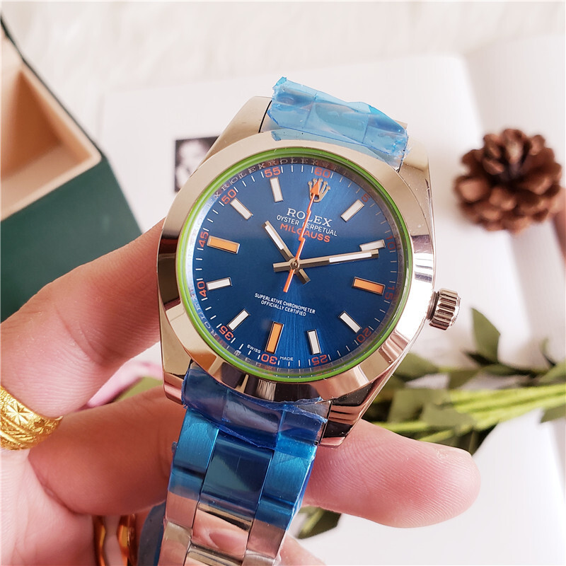 Men's Automatic Mechanical Watch 904L Stainless Steel Sapphire Glass 40mm-RLX10