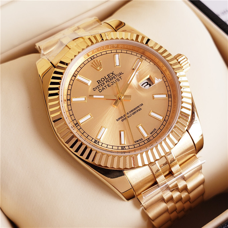 Men's Automatic Mechanical Watch 904L Stainless Steel Sapphire Glass 40mm-RLX17
