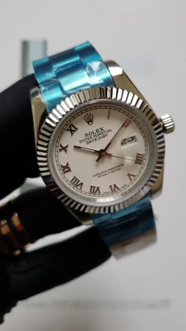Men's Automatic Mechanical Watch 904L Stainless Steel Sapphire Glass 40mm-RLX48