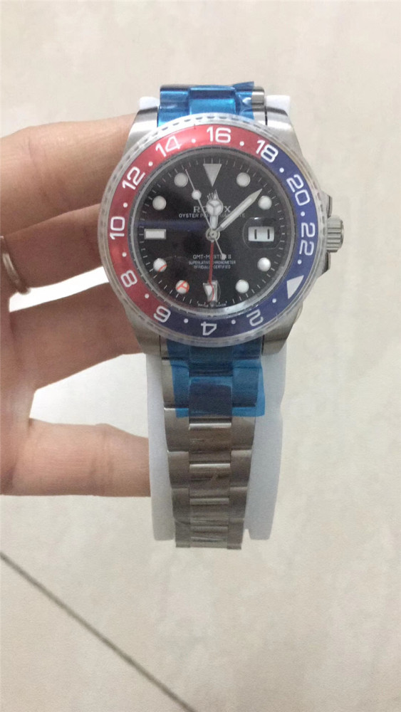 Men's Automatic Mechanical Watch 904L Stainless Steel Sapphire Glass 40mm-RLX43-GMT