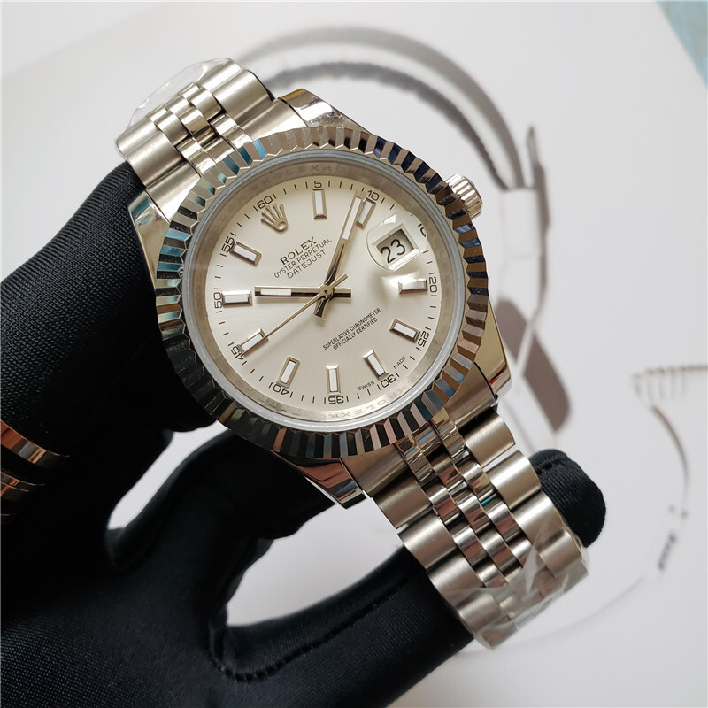 Men's Automatic Mechanical Watch 904L Stainless Steel Sapphire Glass 40mm-RLX47