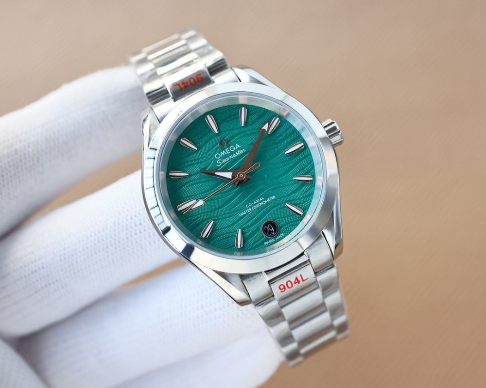 Women's Automatic Mechanical Watch 904L Stainless Steel Sapphire Glass 34mm-OG