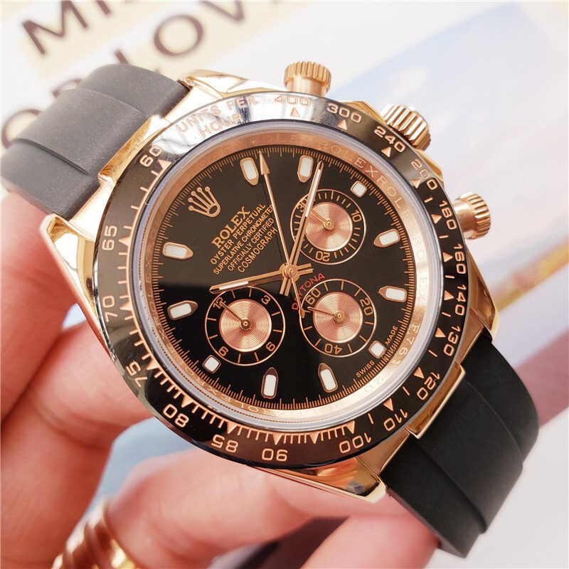 Men's Automatic Mechanical Watch 904L Stainless Steel Sapphire Glass 40mm-RLX46