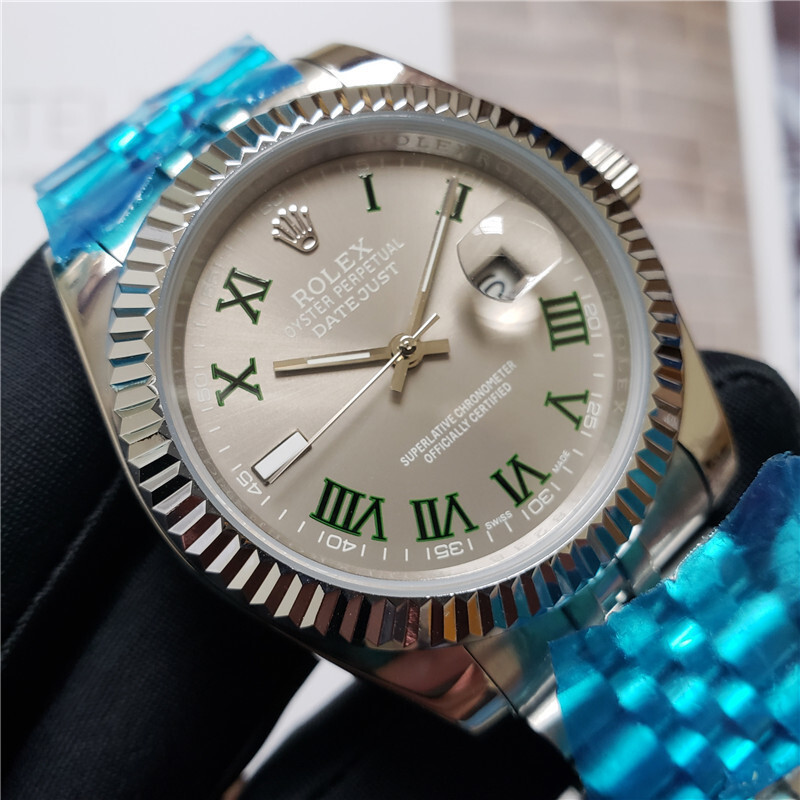 Men's Automatic Mechanical Watch 904L Stainless Steel Sapphire Glass 40mm-RLX49