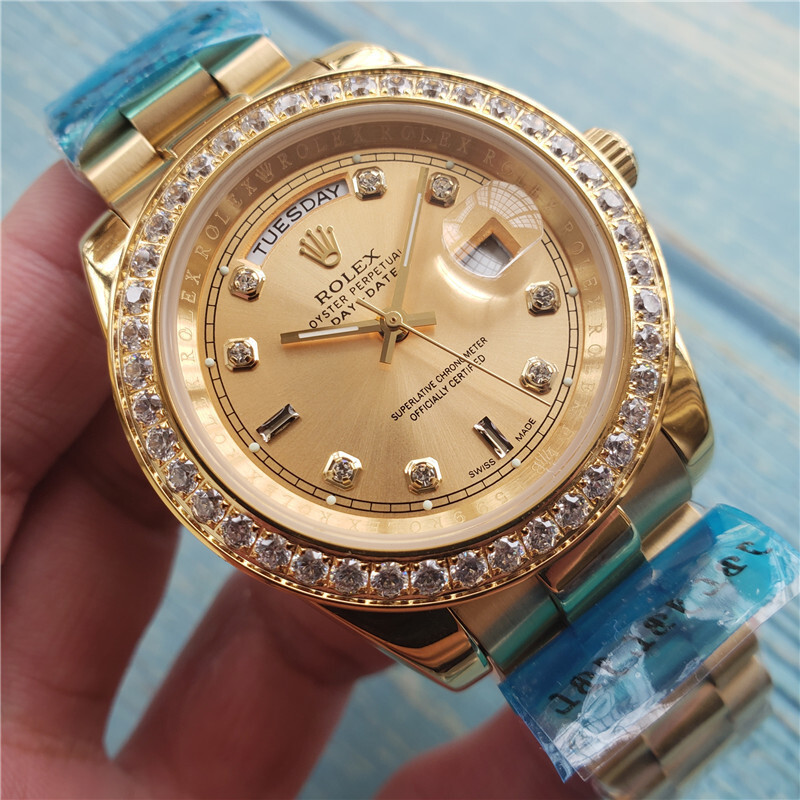 Men's Automatic Mechanical Watch 904L Stainless Steel Sapphire Glass 40mm-RLX50