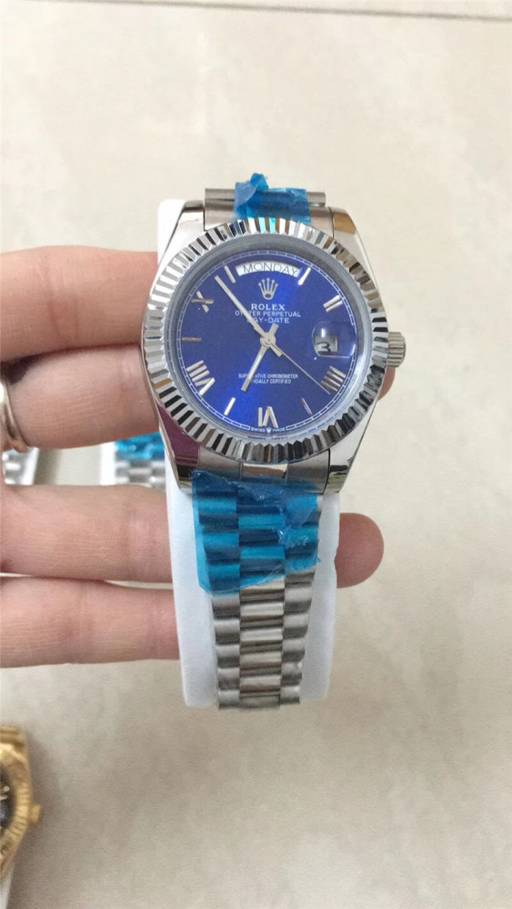 Men's Automatic Mechanical Watch 904L Stainless Steel Sapphire Glass 40mm-RLX41