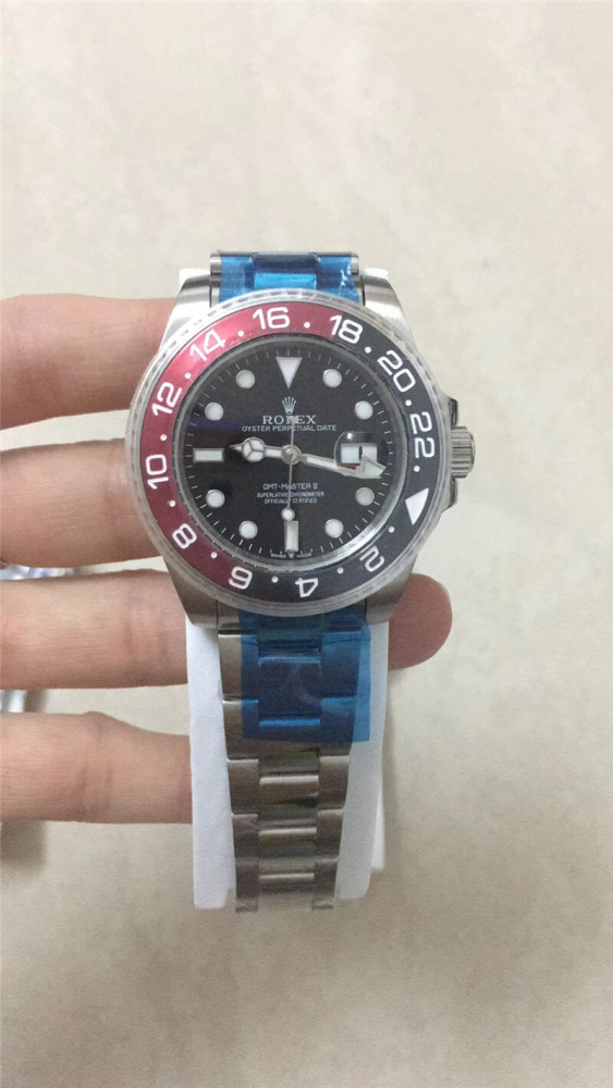 Men's Automatic Mechanical Watch 904L Stainless Steel Sapphire Glass 40mm-RLX43-GMT
