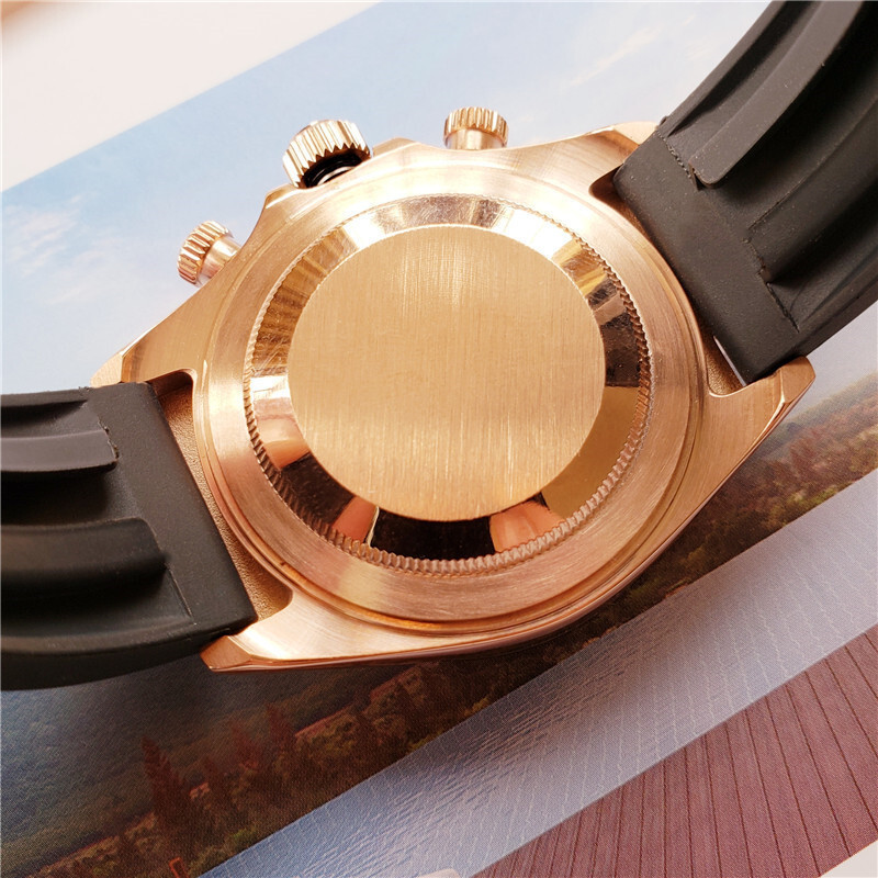 Men's Automatic Mechanical Watch 904L Stainless Steel Sapphire Glass 40mm-RLX46