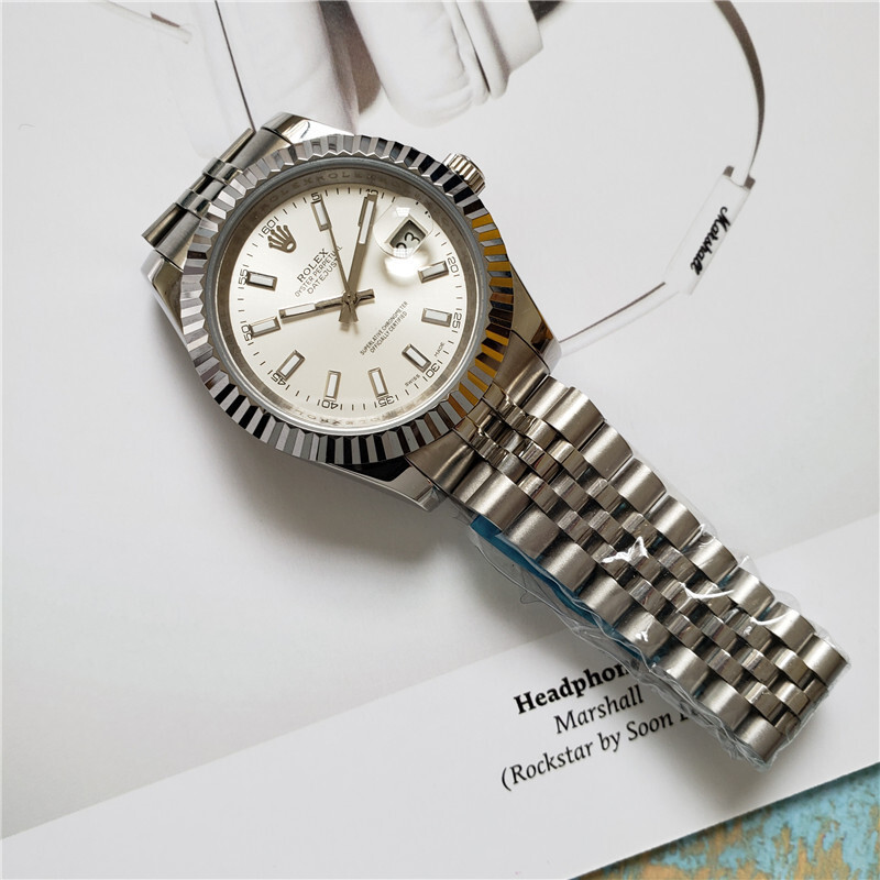 Men's Automatic Mechanical Watch 904L Stainless Steel Sapphire Glass 40mm-RLX47