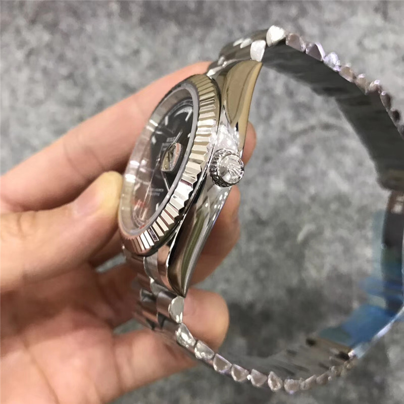 Men's Automatic Mechanical Watch 904L Stainless Steel Sapphire Glass 40mm-RLX44