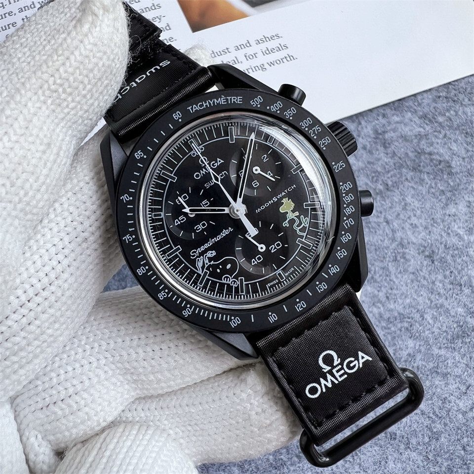 Men's Quartz Chronograph Watch 904L Stainless Steel 40mm-OG204