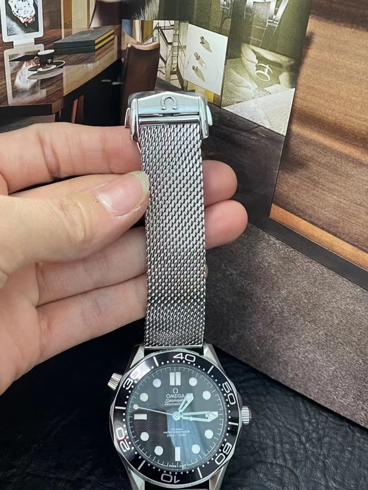 Men's Automatic Mechanical Watch 904L Stainless Steel Sapphire Glass 42mm-OG131