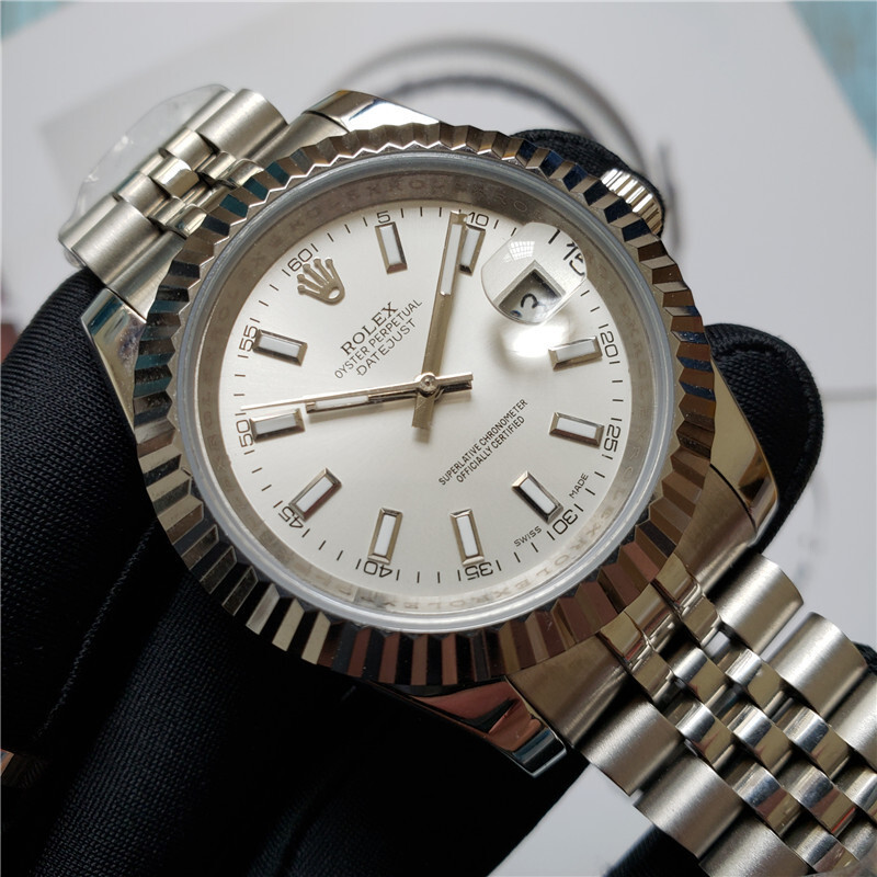 Men's Automatic Mechanical Watch 904L Stainless Steel Sapphire Glass 40mm-RLX47