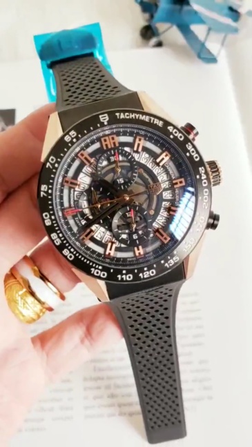 Men's Quartz Chronograph Watch 904L Stainless Steel -TAG9