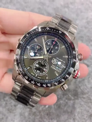Men's Quartz Chronograph Watch 904L Stainless Steel -TAG135