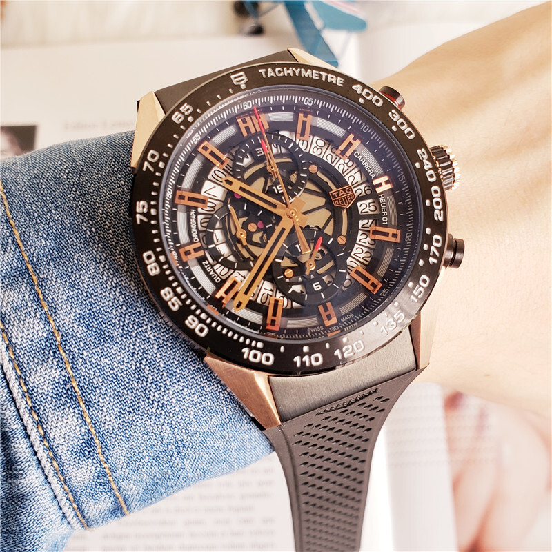 Men's Quartz Chronograph Watch 904L Stainless Steel -TAG9