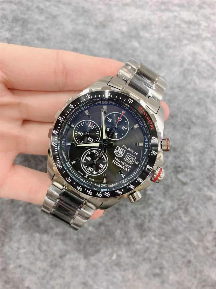 Men's Quartz Chronograph Watch 904L Stainless Steel -TAG135