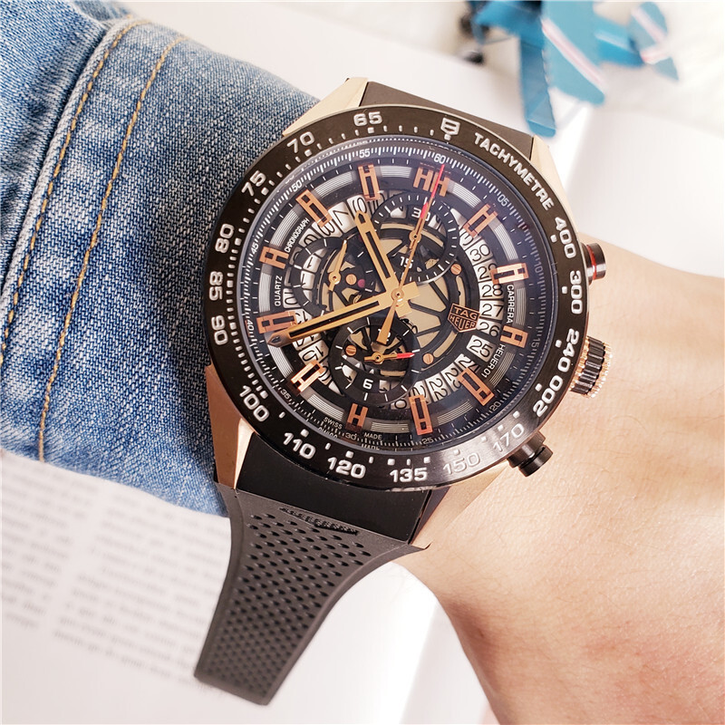 Men's Quartz Chronograph Watch 904L Stainless Steel -TAG9
