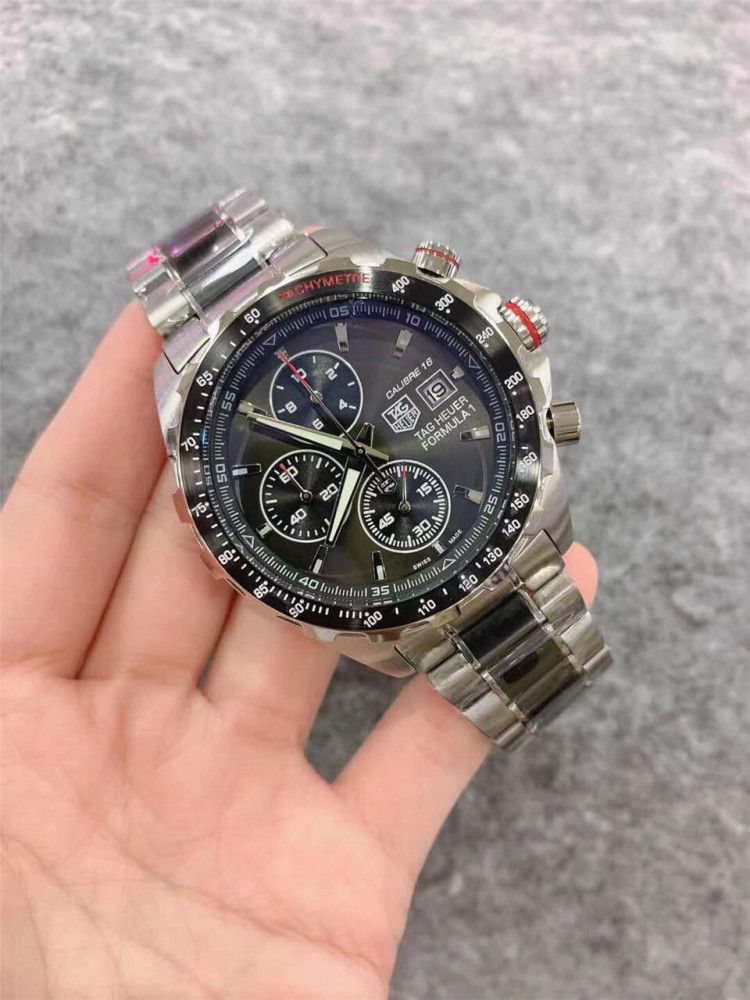 Men's Quartz Chronograph Watch 904L Stainless Steel -TAG135