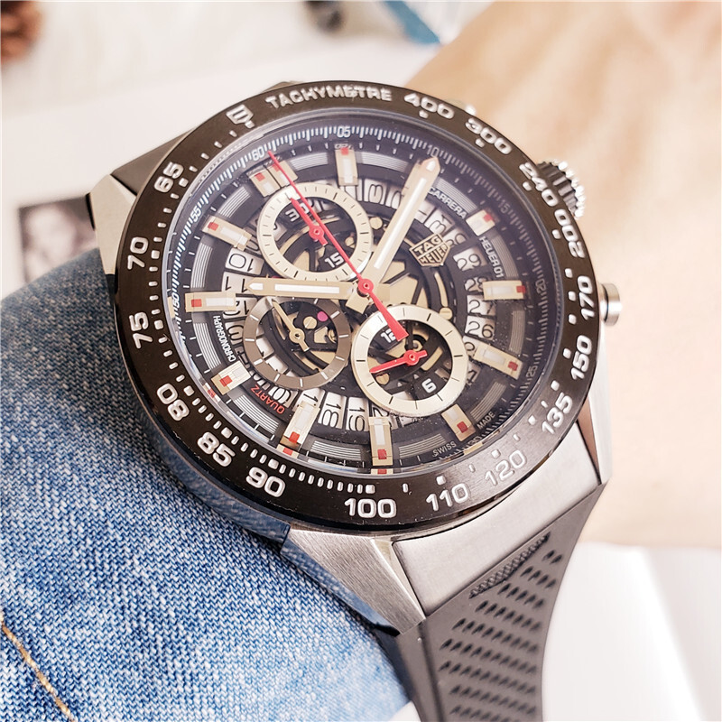 Men's Quartz Chronograph Watch 904L Stainless Steel -TAG9