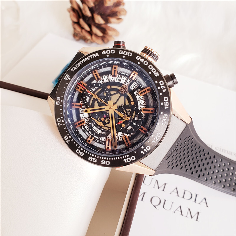 Men's Quartz Chronograph Watch 904L Stainless Steel -TAG9