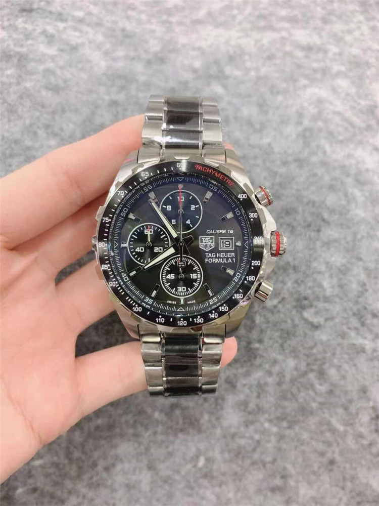 Men's Quartz Chronograph Watch 904L Stainless Steel -TAG135
