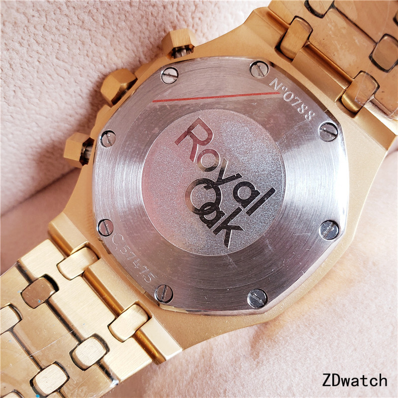 Men's Quartz Watch Chronograph 904L Stainless Steel 42mm-AP1