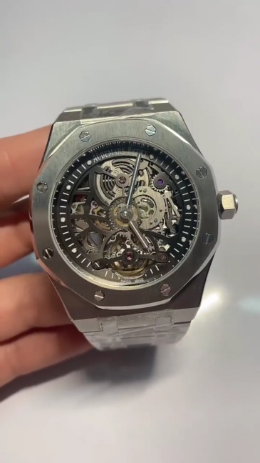 Men's Automatic Mechanical Watch 904L Stainless Steel 44mm-AP30
