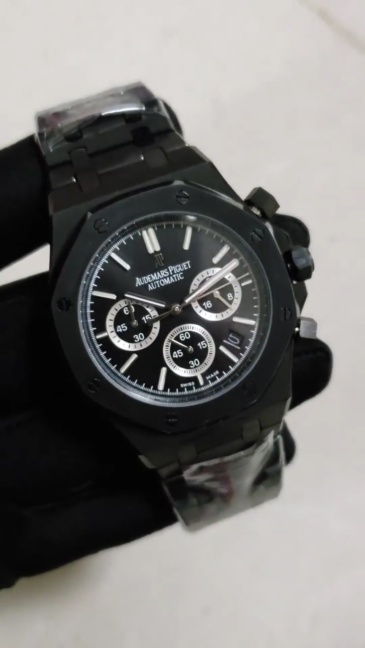 Men's Quartz Watch Chronograph 904L Stainless Steel 42mm-AP24
