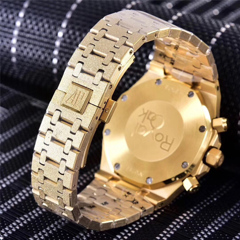 Men's Quartz Watch Chronograph 904L Stainless Steel 42mm-AP6